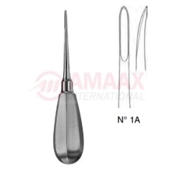 Bein Root Elevator Pointed 13cm 3 Mm Slightly Curved, Fig 1a