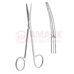 Beuse Scissors Toothed Curved