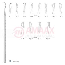 Black Scaler Single Ended With Octagonal Handle