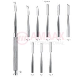 Chandler Bone Chisels 17cm Single Bevel, Used To Shave Bone