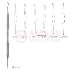 Cleoid-Discoid Carver Double Ended Round Handle