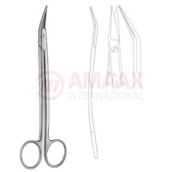 Dean Scissors S-Shaped Toothed, Angled Upwards 17cm (6 3/4")