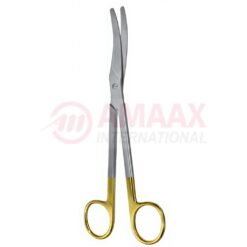 Episiotomy Scissors Serrated Curved TC