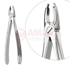 Extracting Forceps, English Pattern No. 34, For Incisors And Cuspids From The Upper Jaw, Deep-Gripping