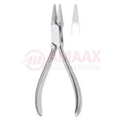 Flat Nose Pliers Serrated Jaws