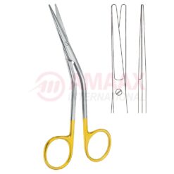 Fomon Nasal Scissors TC 14cm (5 1/2") Curved