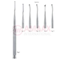 Gardner Bone Chisels 17cm Single Bevel, Used To Shave Bone