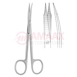 Goldman Fox Gum Scissors Curved 13cm (5")