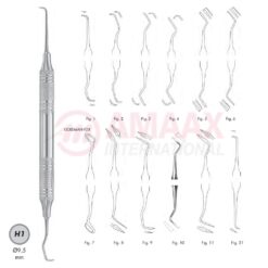 Goldman Fox Scaler and Gingivectomy Knife Double Ended With Hollow Handle