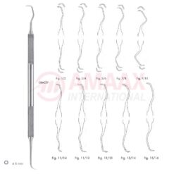 Gracey Curette Double Ended With Round Handle