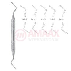 Hemingway Curette Double Ended 18cm Extra Light Diameter 10mm Hollow Handle