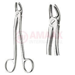 Kohler Extracting Forceps, English Pattern No. 198, 17cm (6 3/4"), For Wisdom Teeth From The Lower Jaw