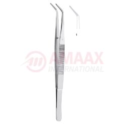 Landgraf Dental Tweezer No. 3, 15cm (6"), Angled
