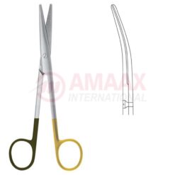 Lexer Baby Scissors Curved 10cm (4") Tc Supercut