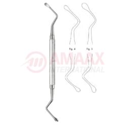 Mead Double Ended Bone Curette 17cm (6 3/4")