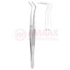 Meriam Dental Tweezer Fig.5, 16cm (6 1/4"), Angled