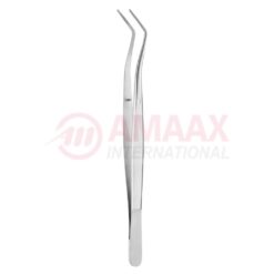 Meriam Usa Dental Tweezer No. 19, 17cm (6 3/4"), Smooth Handle