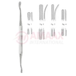 Miller-Colburn Bone File Double Ended 18cm (7"), Cross Cut