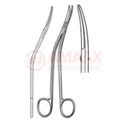 Miller Rectal Scissors 17cm (6 3/4") Bayonet Shaped, Blunt, Serrated