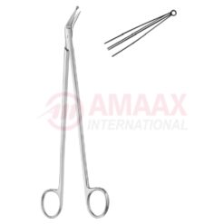 Mills Scissors Vascular Buttoned Curved 22cm
