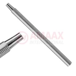 Mouth Mirror Handle 12cm Octagonal, Ss, Polished, W/Knurling, 7mm