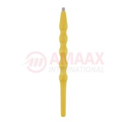 Mouth Mirror Handle Yellow 13.5cm