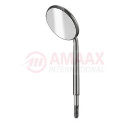 Mouth Mirror Plane Rhodium Size 4 = 22mm Cone Socket