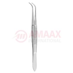 Perry Dental Tweezer 12.5cm/5", Curved