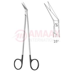 Potts Smith Vascular Scissors Angled 25 Degree 19cm (7 1/2") Supercut