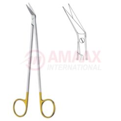 Potts Smith Vascular Scissors Angled 25 Degree TC 19cm (7 1/2")