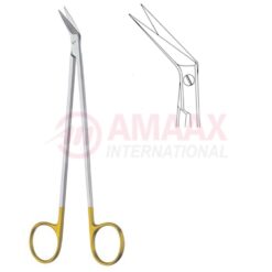 Potts Smith Vascular Scissors Angled 40 Degree TC 19cm (7 1/2")