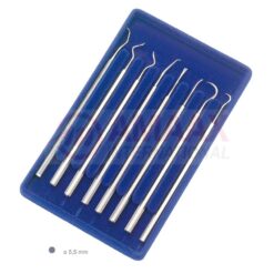 Scalers Single Ended With Octagonal Handle Set Of 8 Pieces