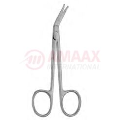 Scissors Angled To Side Probe Point 11.5cm (4 1/2")