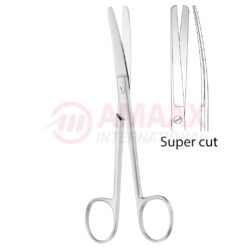 Standard Operating Scissors Delicate Fig 1 Blunt/Blunt Curved 14.5cm (5 3/4") Supercut
