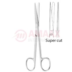 Standard Operating Scissors Delicate Fig 2 Sharp/Blunt Straight 14.5cm (5 3/4") Supercut