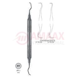 Towner Jacquette Scaler Double Ended Extra Light Diameter 10mm Hollow Handle