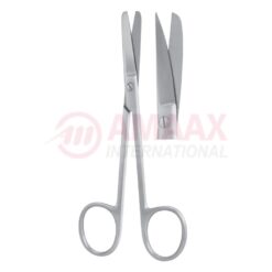 Wagner Scissors Curved Small Sharp Blunt 12cm (4 3/4")