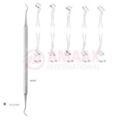 White Excavator Double Ended With Octagonal Handle Fig.18-25