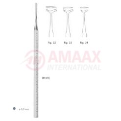 White Finishing Instrument Single Ended