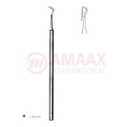 White Scaler Single Ended With Octagonal Handle Fig.12b