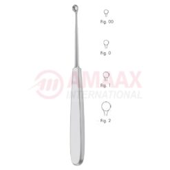 Williger Bone Curette 16.5cm (6 1/2"), Round, Straight