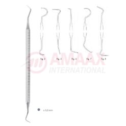 Explorer Double Ended With Octagonal Handle (3p)