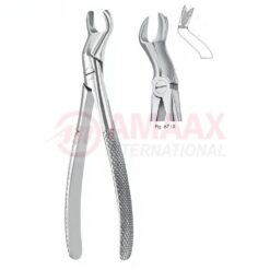 Extracting Forceps English Fig.67 Lx Upper Wisdoms, Left Deep Gripping