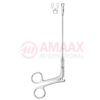 YASARGIL Aneurysm Clips, Applier Forceps MINI Clips 70mm Straight Shaft 360 Degree Rotating Jaw Fixed Ring Handle