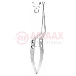 YASARGIL Aneurysm Clips, Applier Forceps Standard, Clip 17cm Forceps Handle Bayonet Jaw Rotating