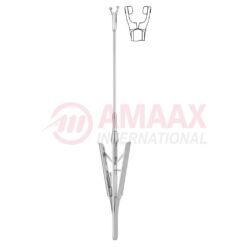 Applying Forceps for YASARGIL Clip, STANDARD, 70mm Straight, Shaft, Jaw Rotating, Round Handle