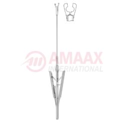 Applying Forceps for YASARGIL Clip, STANDARD, 70mm Straight, Shaft, Jaw Fixed, Round Handle