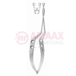 YASARGIL Aneurysm Clips, Applier Forceps Standard, Titanium 19cm Bayonet Jaw Rotating Double Action