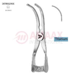 Bulldog Clamp Artery Titanium Atraumatic Strong Curved