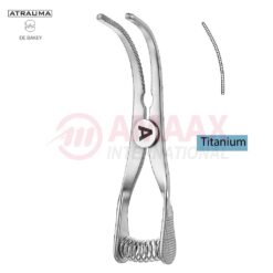 Bulldog Clamp Artery Titanium Atraumatic Slightly Curved